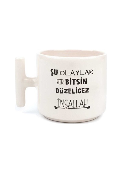 Şu Olaylar Tasarımlı T Kupa Beyaz