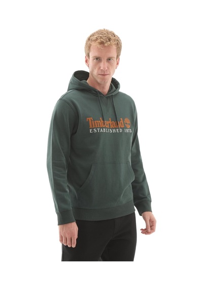 B0a5mx83171-r Timberland Establıshed 1973 Embroidered Logo Loopba Erkek Sweatshirt Yeşil B0a5mx83171-r Yeşil