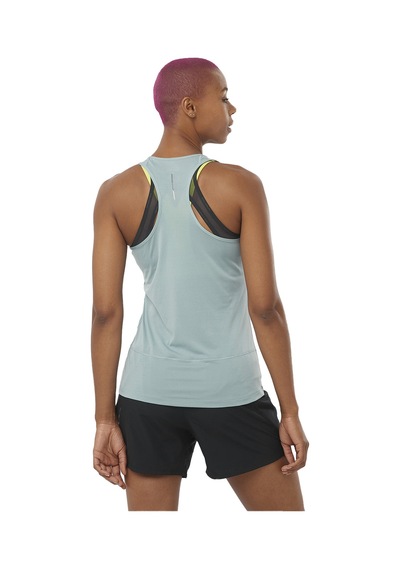 Salomon Cross Run Tank W 25603 Çok Renkli