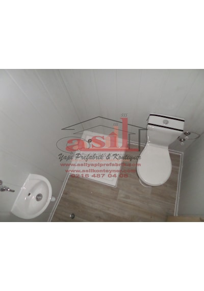 21 M² 1+1 Ahşap Desen Betopanlı, Römorklu Tiny House Konteyner