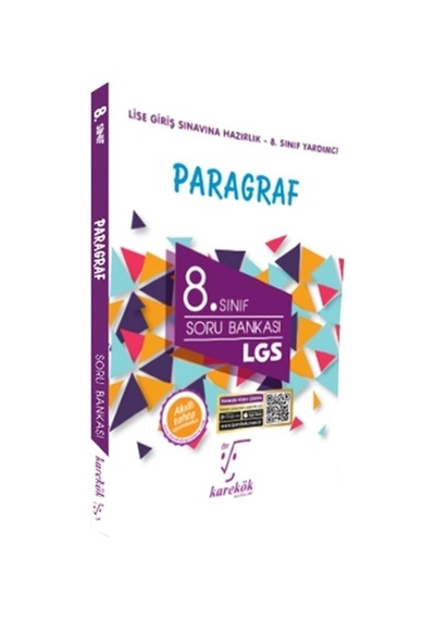 Karekök Yayınları 8. Sınıf Lgs Paragraf Soru Bankası/Karekök
