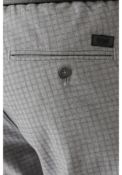 Efor P 1141 Slim Fit Gri Klasik Pantolon Gri