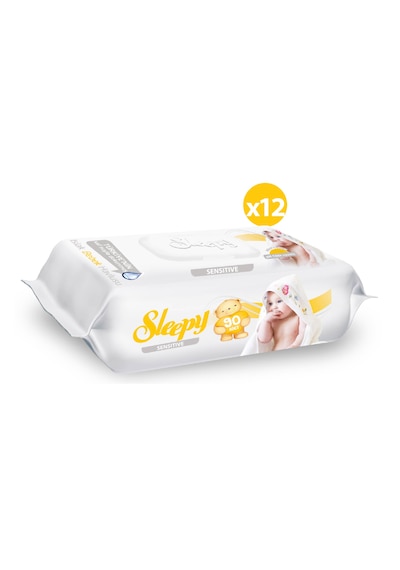Sleepy Sensitive Islak Havlu 12X90 lı