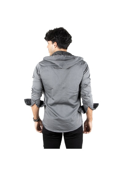 Deepsea Erkek Füme Kapüşonlu Slim Fit Dar Kesim Gömlek Likralı Pamuklu Likralı Kot Gömlek 2300396 Füme Deepsea Erkek Füme Kapüşonlu Slim Fit Dar Kesim Gömlek Likralı Pamuklu Likralı Kot Gömlek 2300396 Füme