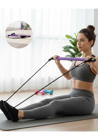 Mey İthalat Pilates Set Mor