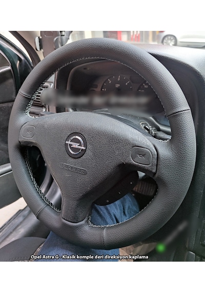 Opel Astra G 2001 Araca Uyumlu Direksiyon Kılıfı Siyah