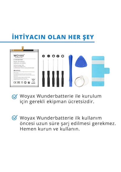 Woyax By Deji Samsung Galaxy A33 5g Uyumlu Premium Batarya
