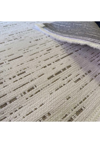 Hoom Rugs Terrace 8201 Beyaz Hav Toz Vermez Dekoratif Kilim Beyaz