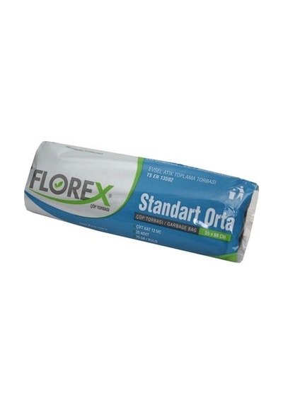 Florex Orta Boy Çöp Poşeti 20'li 55 x 60 CM