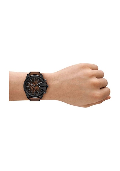 Diesel Dz4692 Quartz Deri Kahverengi 48 Mm Erkek Kol Saati Siyah