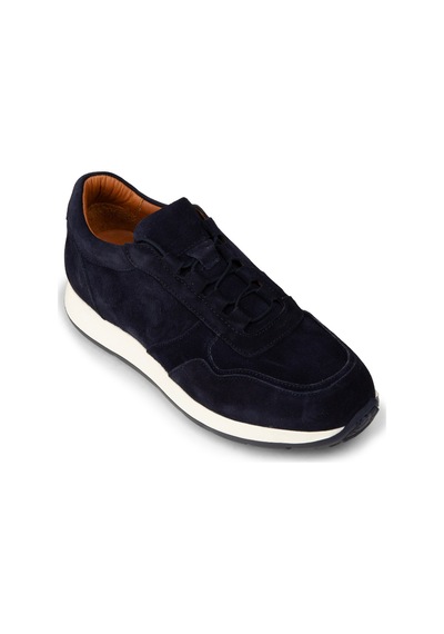 Deery Erkek Hakiki Süet Lacivert Sneaker Ayakkabı - E8210mlcve02 Lacivert