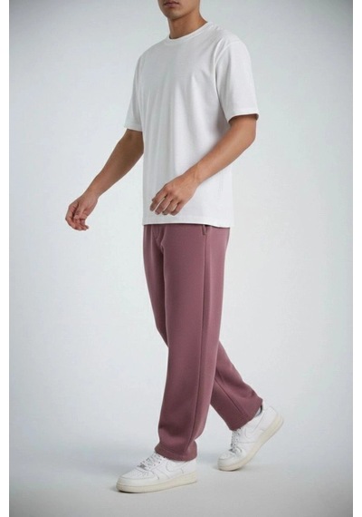 Freedom Store Erkek Baggy Cepli Eşofman Altı 3 İplik Pamuklu Pantolon - Gül Kurusu Gülkurusu Freedom Store Erkek Baggy Cepli Eşofman Altı 3 İplik Pamuklu Pantolon - Gül Kurusu Gülkurusu