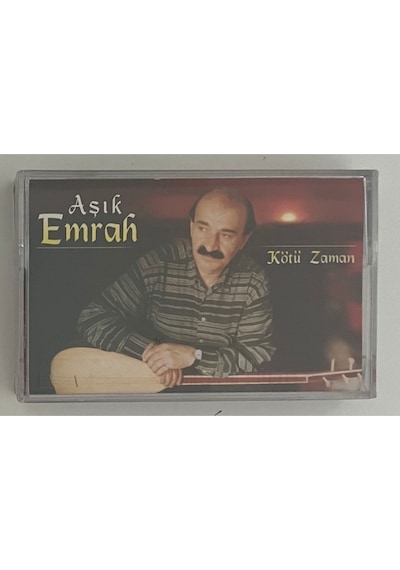 Aşık Emrah Kötü Zaman Kaset Jelatininde Sıfır Orjnal Dönem Baskı Kaset