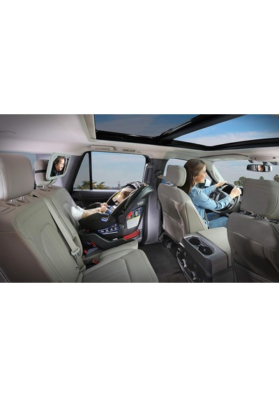 Baby Car Mirror For Back Seat - Xl Clear View - Easily Adjusts - Crash Tested - Shatterproof