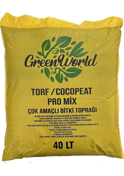 40 Litre İthal Çok Amaçlı Bitki Toprağı Torf Cocopeat Kokopit