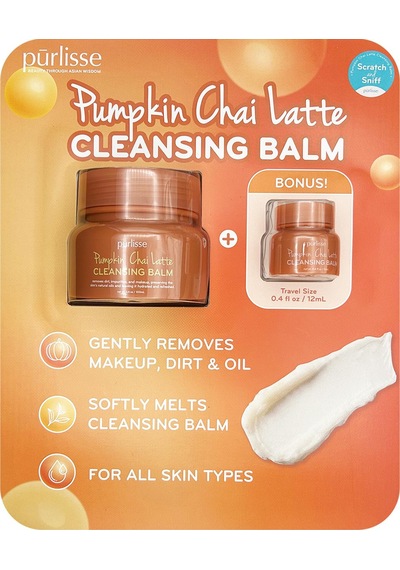 Purlisse Balkabağı Ve Chai Özlü Temizleme Balmı 100 ML + 12 ML