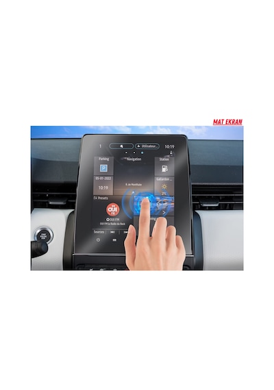 Renault Clio 5 R Link 9.3 İnç Navigasyon Ve Multimedya Uyumlu Mat Ekran Koruyucu