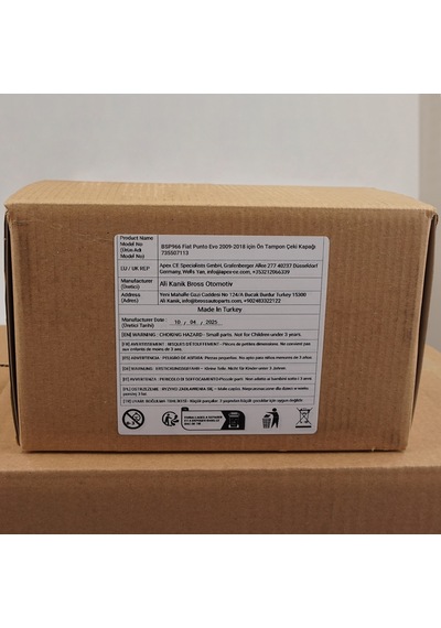 Fiat Punto Evo 2009-2018 İçin Ön Tampon Çeki Kapağı 735507113