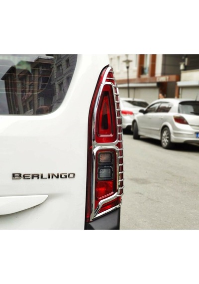 Citroen Berlingo Krom Stop Çerçevesi 2019 Sonrası Abs   Krom