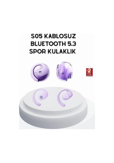 Kablolu Kulakiçi Kulaklık S05 Bluetooth 5.3 Kulaklık Ipx4 Su Geçirmez Hızlı Eşleşme Güçlü Stereo Ses