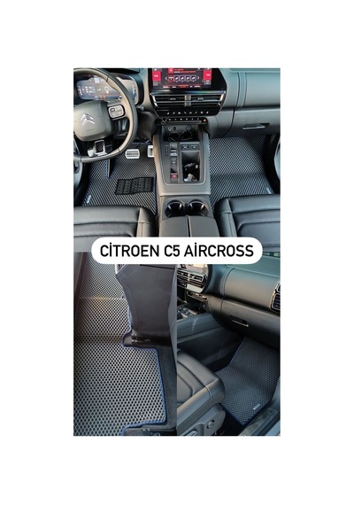 Citroen C5 Aircross 2017 Sonrası Benzin-diesel Uyumlu Eva Akıllı Oto Paspas Siyah