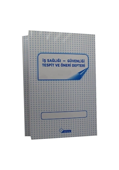 Uysal 25 Yaprak İş Sağlığı Ve Güvenliği Tespit Öneri Defteri