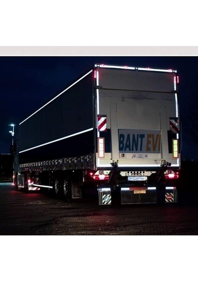Bant Evi Reflektif Bant Beyaz 5cmx5mt Reflektör Bant Beyaz İkaz Bandı 5cm X 5m