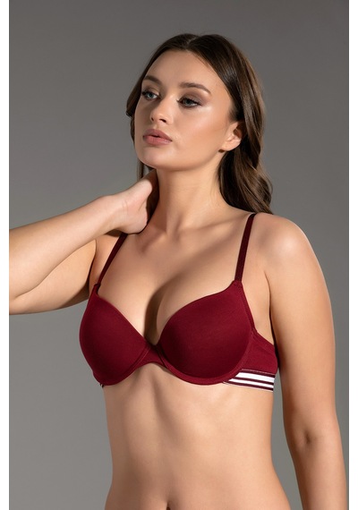 Newbra Penye Push-up Sütyen - Bordo