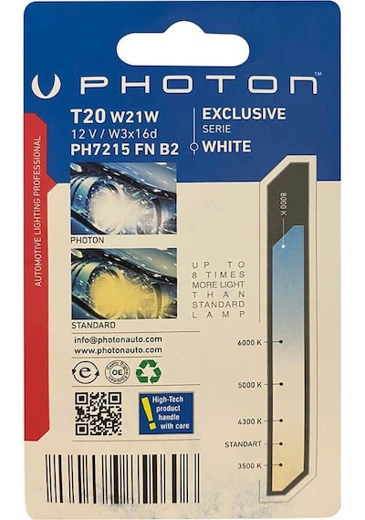 Photon T20 Fanlı Beyaz Blister