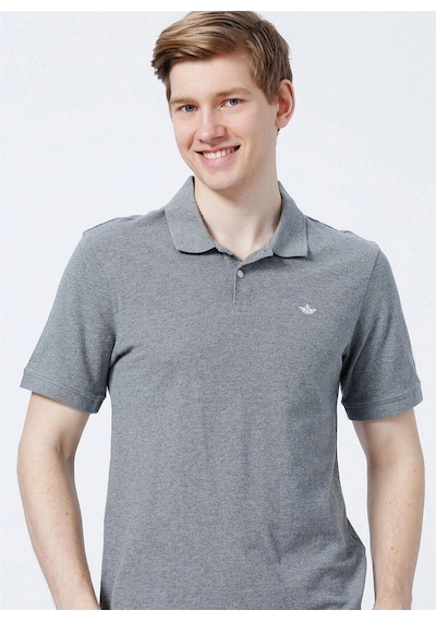 Dockers Erkek Minimalist Polo Yaka T-shirt - Günlük Kullanım Gri