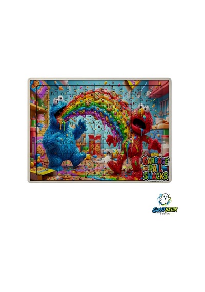 Ghostbastır Design Susam Sokağı 99 Parça Ayaklı Puzzle Dekoratif Çocuk Yapbozu 0197
