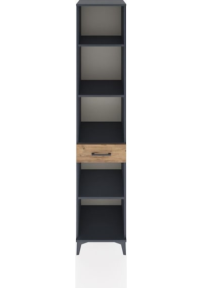 Hyperion Dolap 4 Raflı Tek Çekmeceli 44x44x221 Antrasit-çam Antrasit