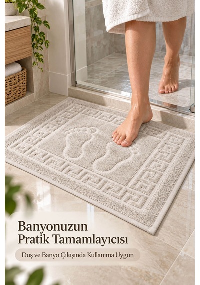 3'lü Banyo Ayak Havlusu 50x70 Cm 250 Gr Footera