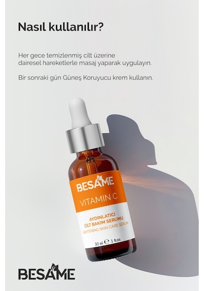 Vitamin C Aydınlatıcı Ve Cilt Tonu Eşitleyici Bakım Serumu 30 Ml