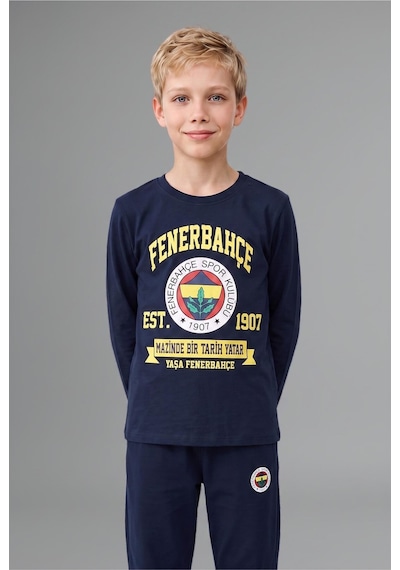 Defacto Fenerbahçe Lisanslı Bisiklet Yaka Uzun Kollu Üst Jogger Alt Pijama Takımı Erkek Çocuk I2029a826aunv71 Lacivert-nv71 Defacto Fenerbahçe Lisanslı Bisiklet Yaka Uzun Kollu Üst Jogger Alt Pijama Takımı Erkek Çocuk I2029a826aunv71 Lacivert-nv71