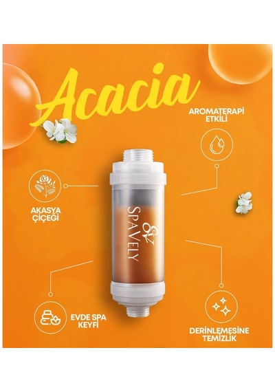 Spavely Duş Filtresi Akasya Esansı - Klor Ve Kireç Karşıtı, Kokulu, C Vitaminli 150 Gr