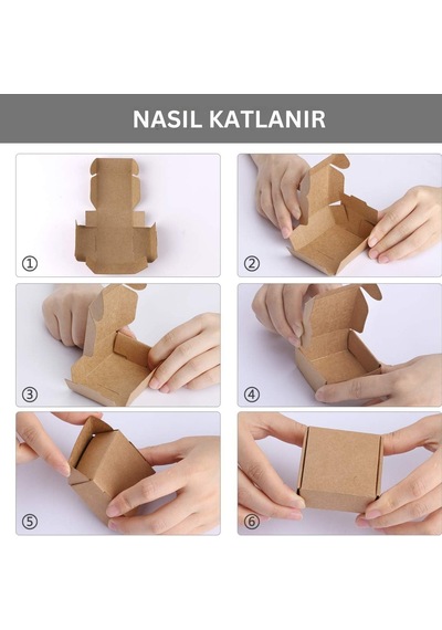 Kilitli E-ticaret Hediye Kutusu, Kraft Karton Kargo Paketleme Kut Diğer