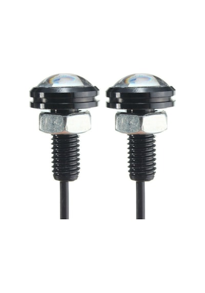 Kartal Göz Led Ayna Altı Led Eagle Eye Civatalı Turuncu Renk 18mm Sts Oto Aksesuar