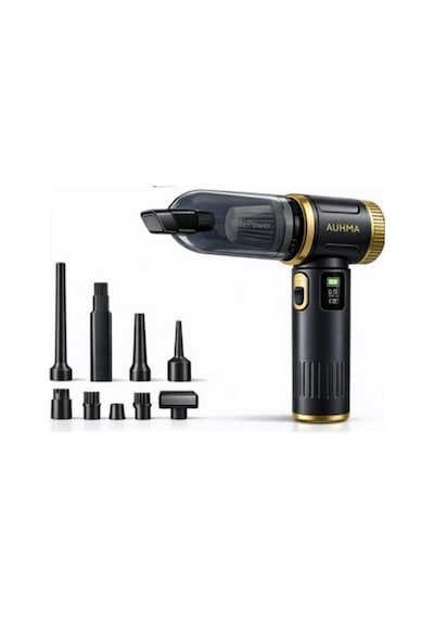 Auhma Ahv-42 20.000 Pa Kablosuz Araç Süpürgesi 100w Güç, Dijital Ekran, Led Fener, Güçlü El Süpürgesi