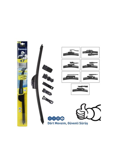 Michelin Easyclıp Mc8647 47CM 1 Adet Universal Muz Tipi  Silecek