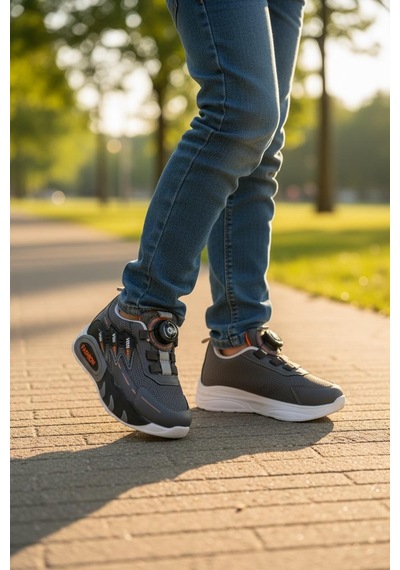 Tuğba Ortopedi 5004 Çocuk Rahat Sneaker Füme