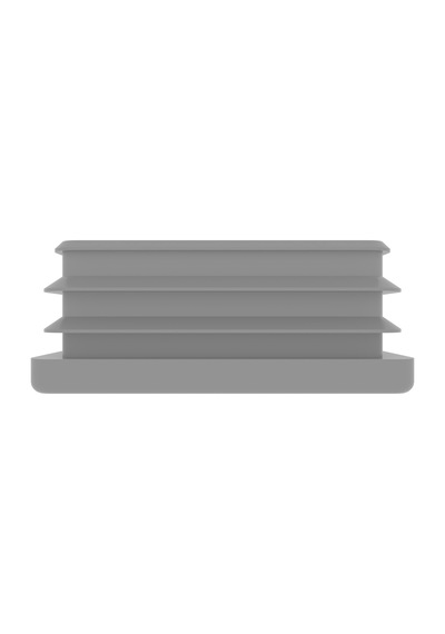 Cateksss 40x60 Mm Profil İçin Kademeli İçe Geçme Profil Tapası, Profil Kapak, Profil Tapa Gri Ral7035 - 15 Li Paket