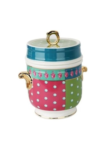 Art Estelle Bone Kulplu Kavanoz 16 Cm 12 Izgara