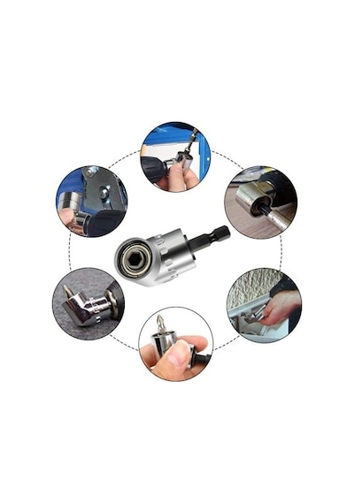 5297 1/4'' Bits Uç ve Köşe Vidalama Adaptörü Seti - 12 Parça