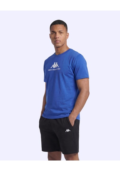Kappa Fontado Tee Erkek Mavi Regular Tişört