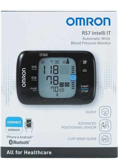 Omron RS7 INTELLI IT HEM-6232T-E Tam Otomatik Bilekten Ölçer Tansiyon Aleti