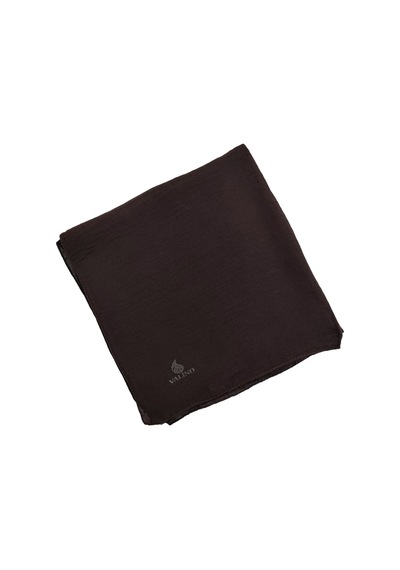Mim Eşarp Mısırlı Eşarpları Aerobin Jazz Caz Eşarp 120x120 Cm Kahve