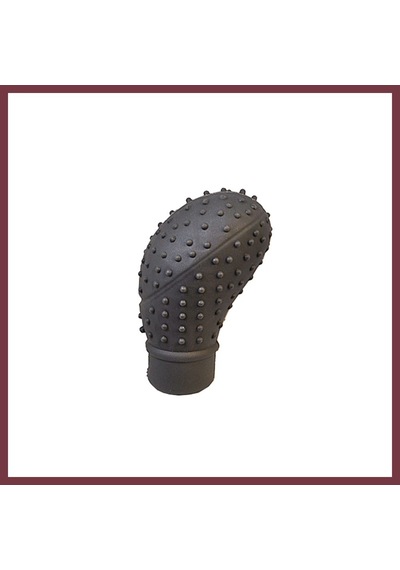 Storeşahin Silikon Vites Topuzu Kılıfı Masajlı Oval Gri Shn0720