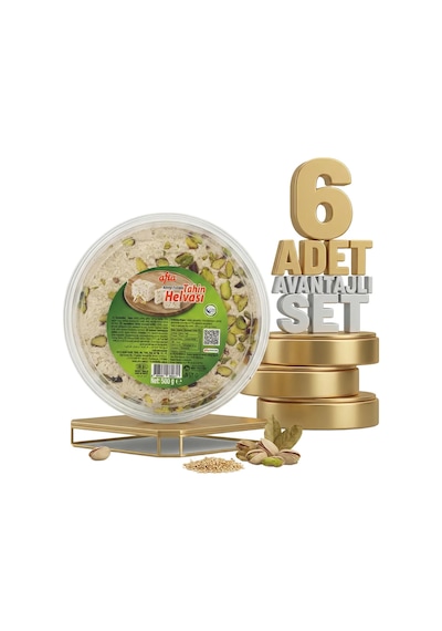 Afia Antep Fıstıklı Tahin Helvası 6x500 Gr
