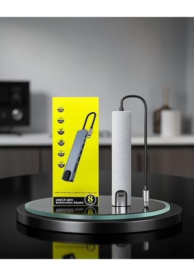 Usb-c Çoklu Port Hub 4k Hdmı Çıkışlı Xucz Apple MacBook Uyumlu çeviriciiiiiii-1